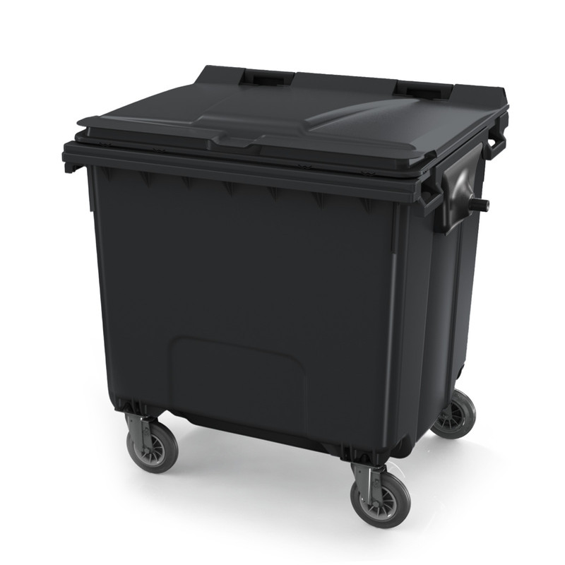 Контейнер для сміття пластиковий 1100 л. сірий CONTENUR